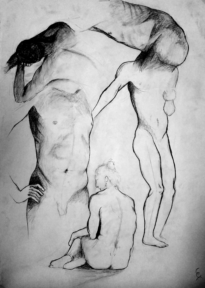 Composición a través del estudio de la figura humana.