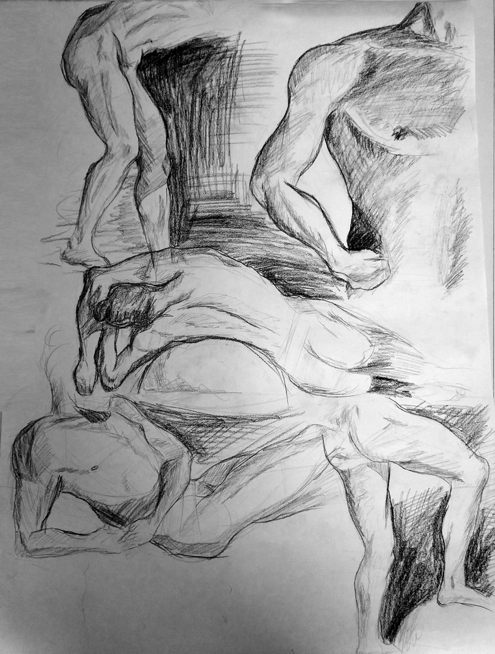 Composición a través del estudio de la figura humana.