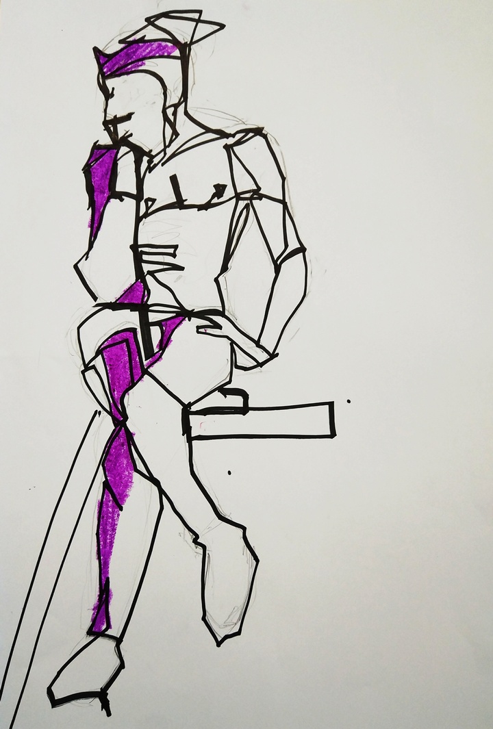 Técnica mixta experimental hilo-color