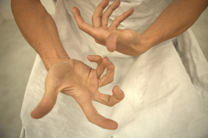 Sesión de fotos para retablo de un Viacrucis de Javier Viver