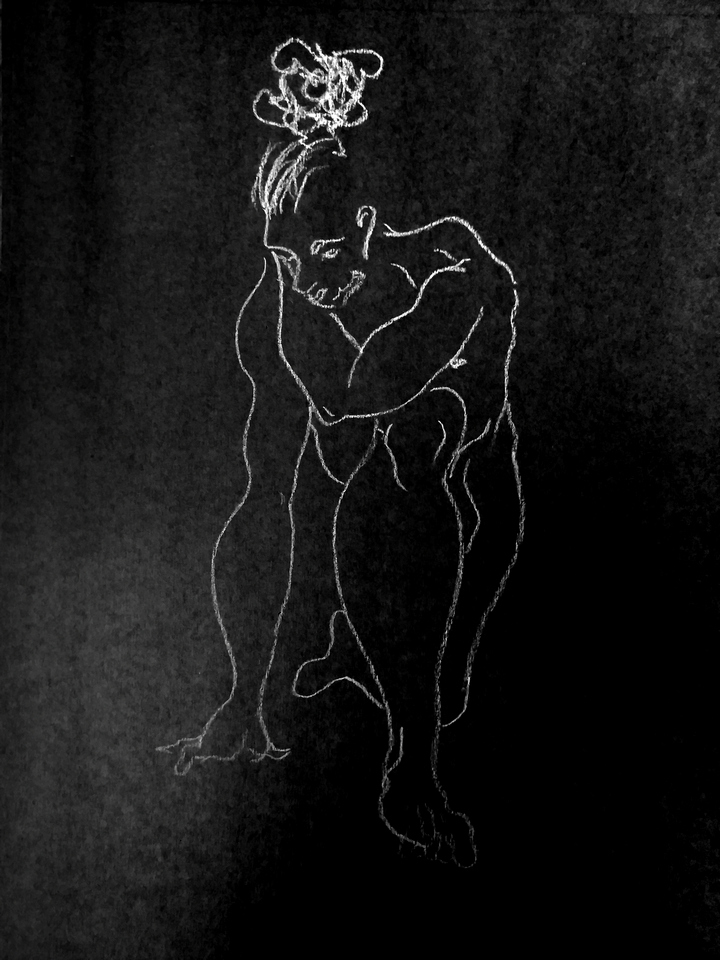 Dibujo de desnudo en linea de Javier Astarloa