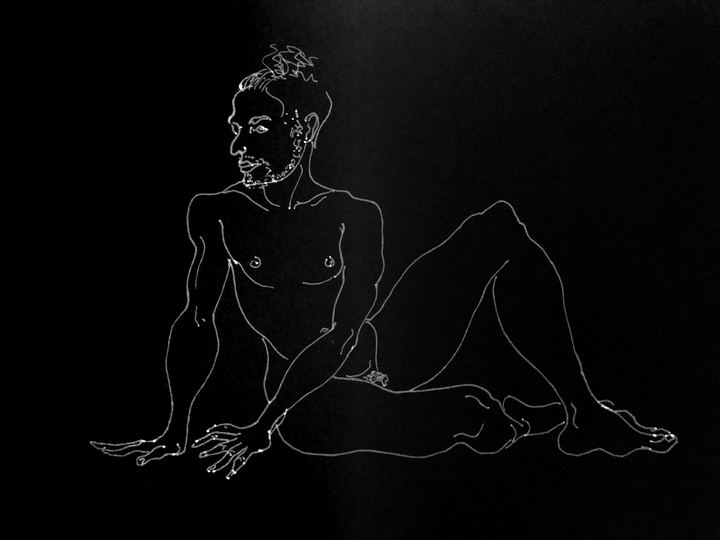 Dibujo de desnudo en linea de Javier Astarloa