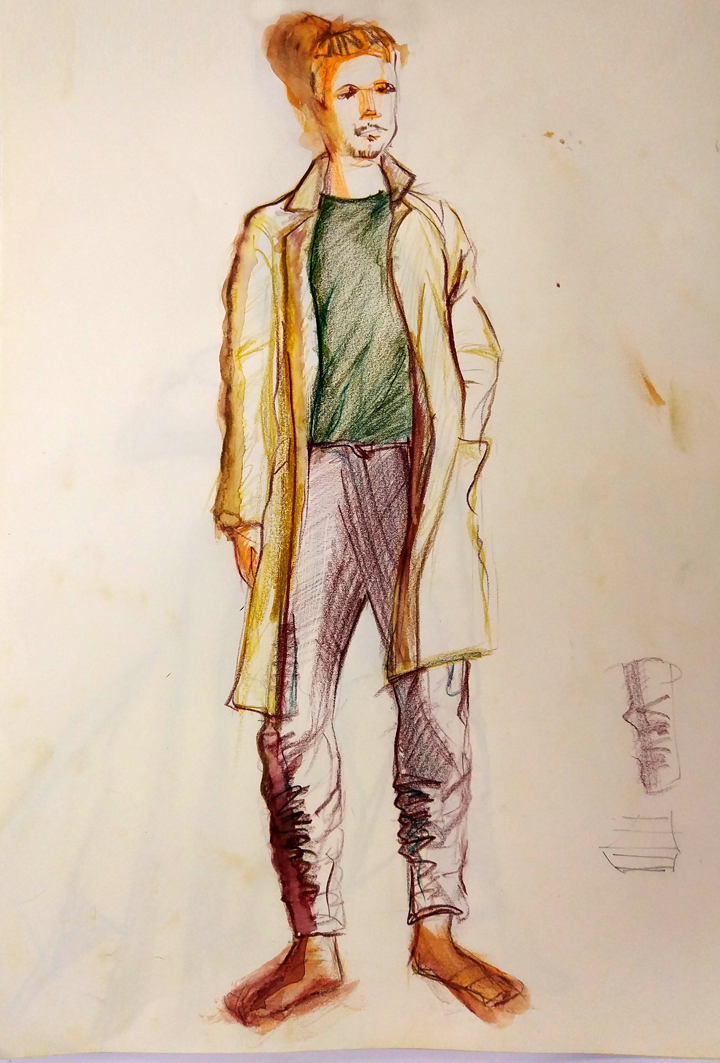 Estudio de telas y dobleces