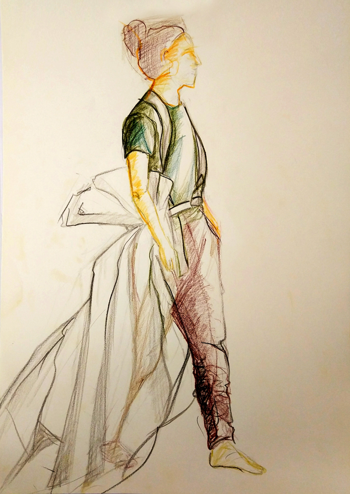 La estructura interna. La figura vestida.