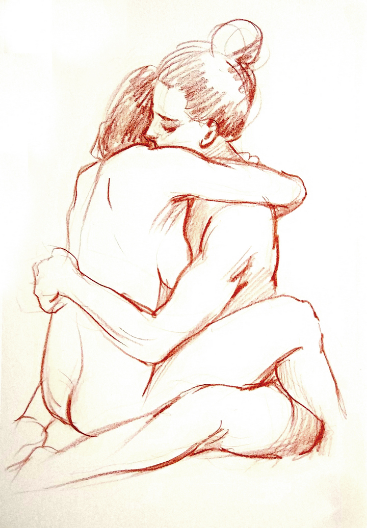 Sesión de posado en pareja con Cristina Romero