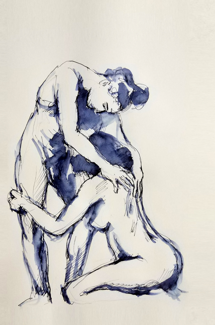 Sesión de posado en pareja con Cristina Romero