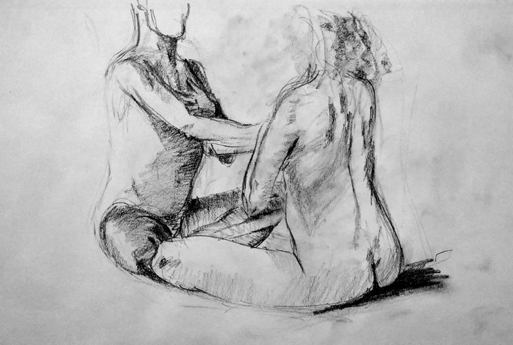 Sesión de posado en pareja con Cristina Romero