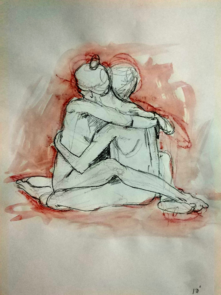 Sesión de posado en pareja con Cristina Romero