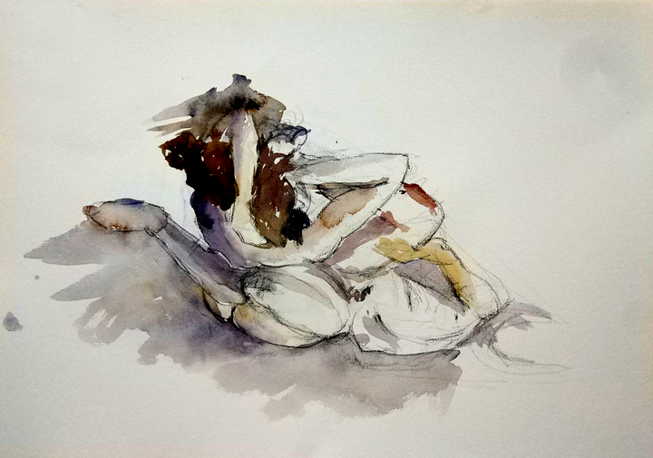 Sesión de posado en pareja con Cristina Romero