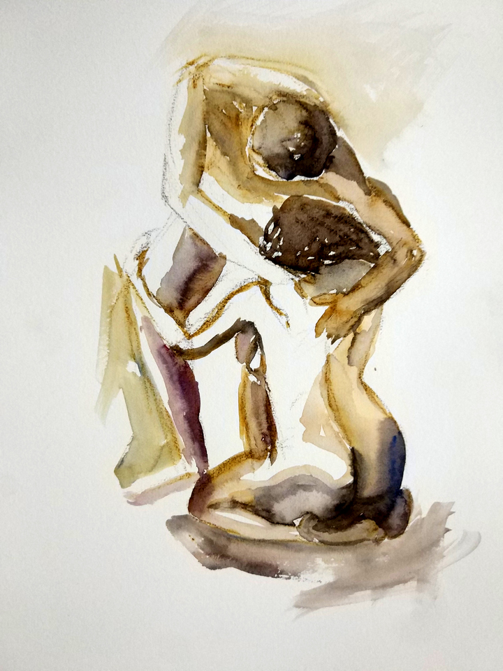 Sesión de posado en pareja con Cristina Romero