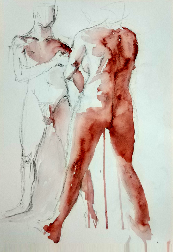 Sesión de posado en pareja con Cristina Romero