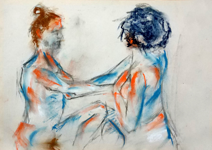 Sesión de posado en pareja con Cristina Romero