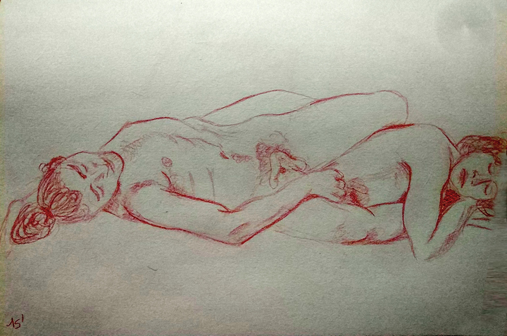 Sesión de posado en pareja con Cristina Romero