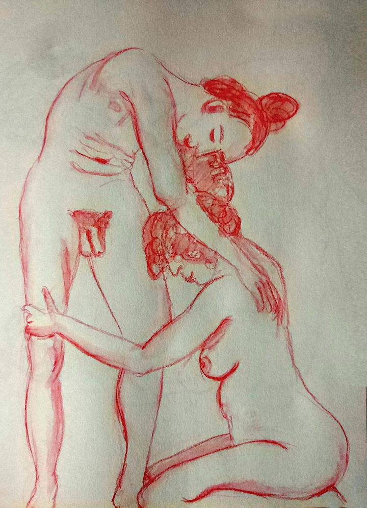 Sesión de posado en pareja con Cristina Romero