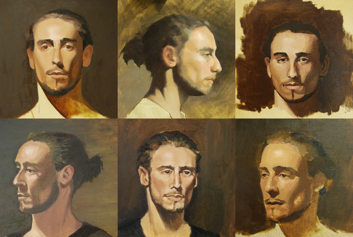 Retratos anónimos al finalizar el curso. 